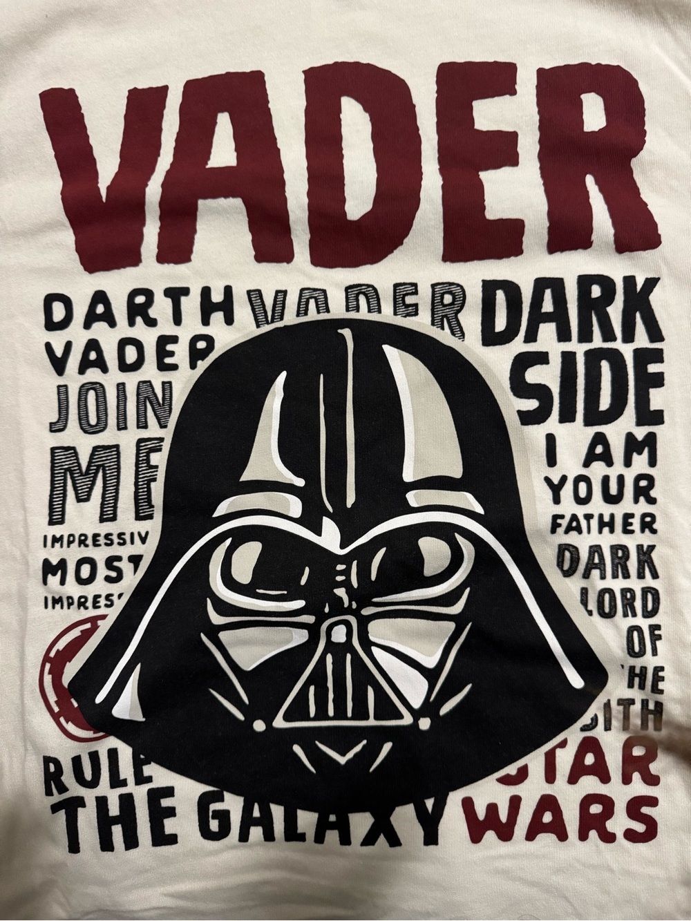Gently Used Adult Star Wars Darth Vader  Short Sleeve Tee